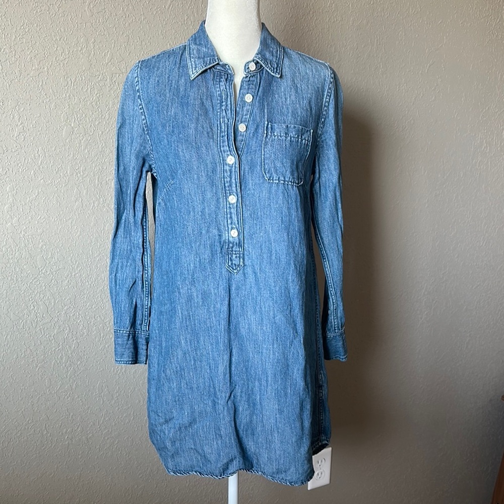J. Crew | Chambray Shirt Dress